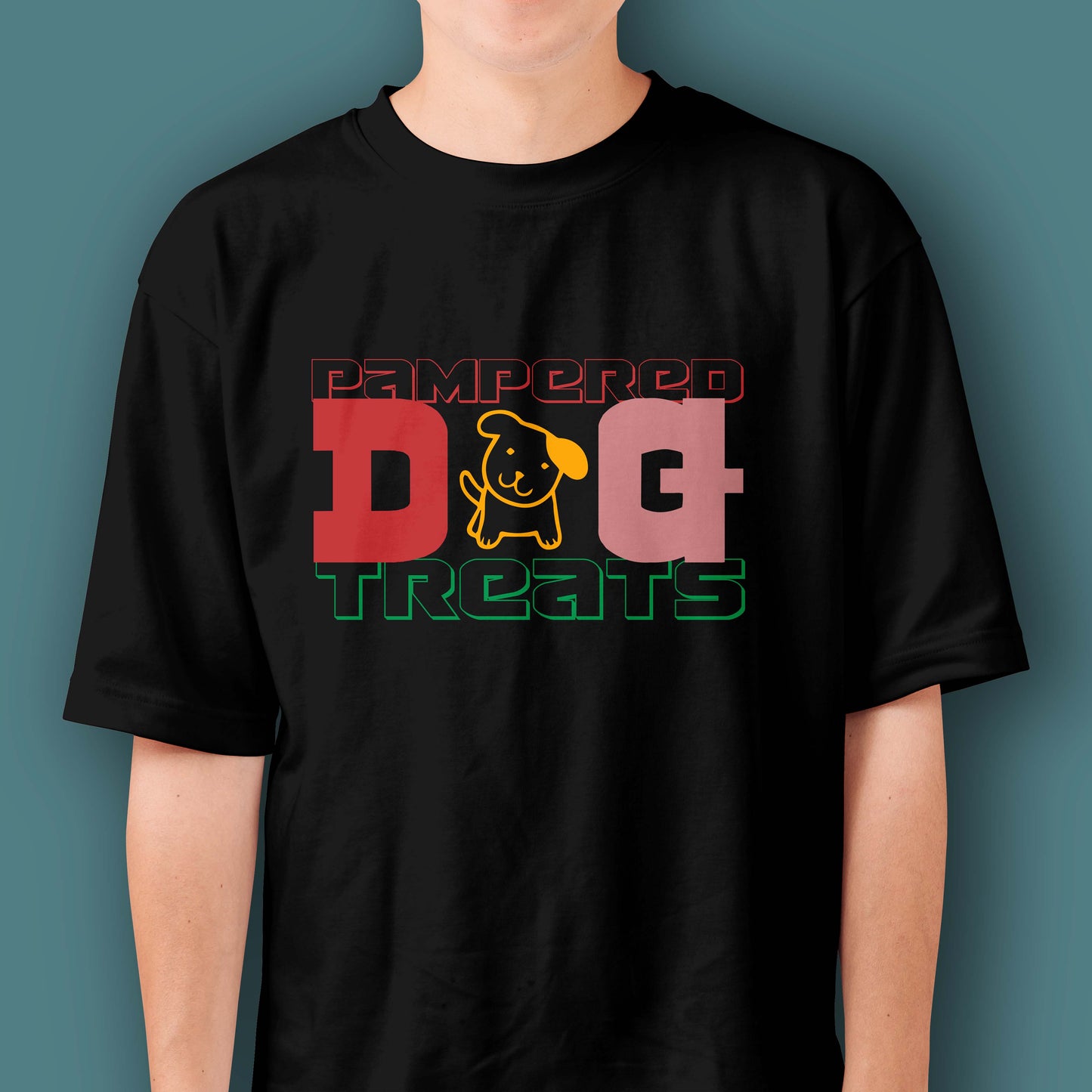 Pampered Dog Treats | Oversized Premium Tshirt