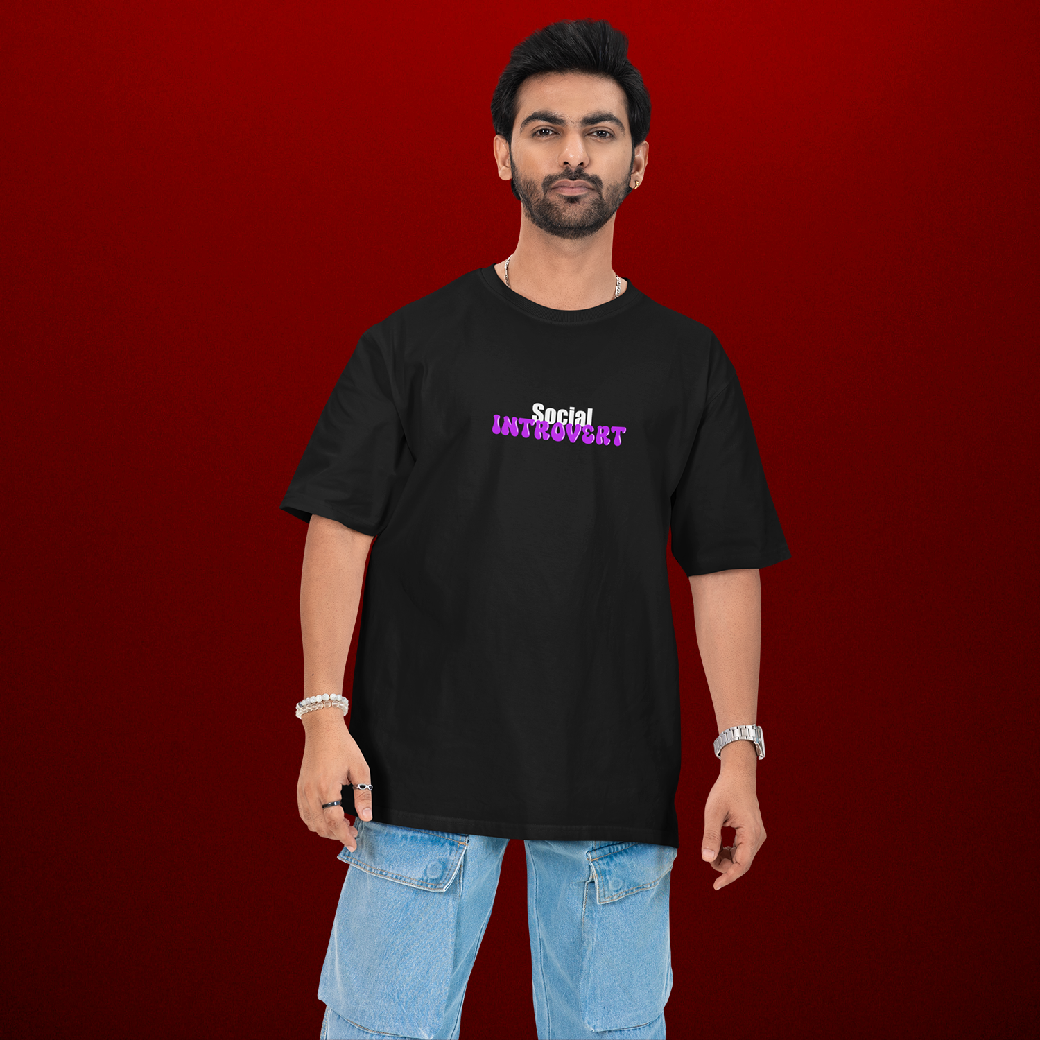 Social Introvert | OverSized Tshirt