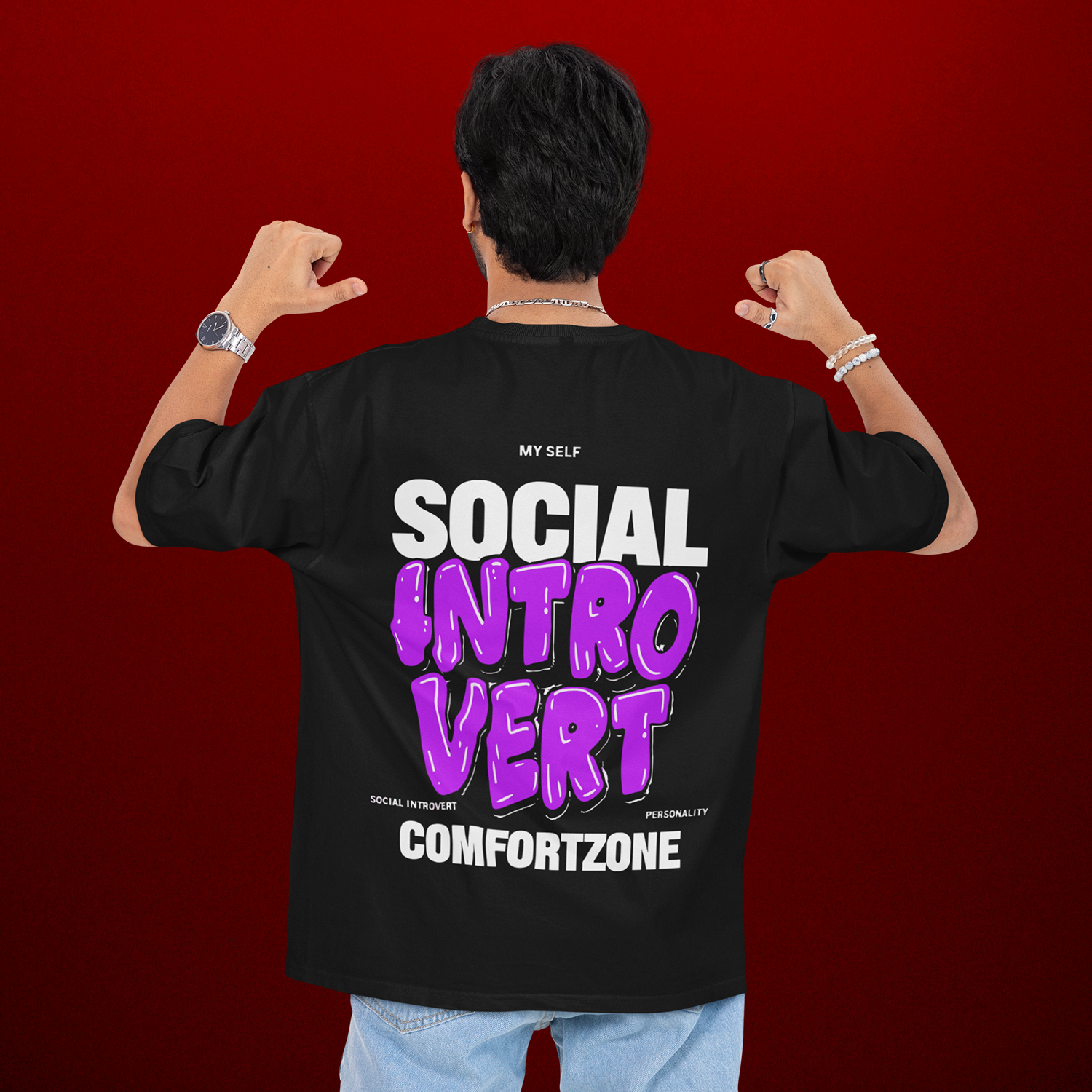Social Introvert | OverSized Tshirt