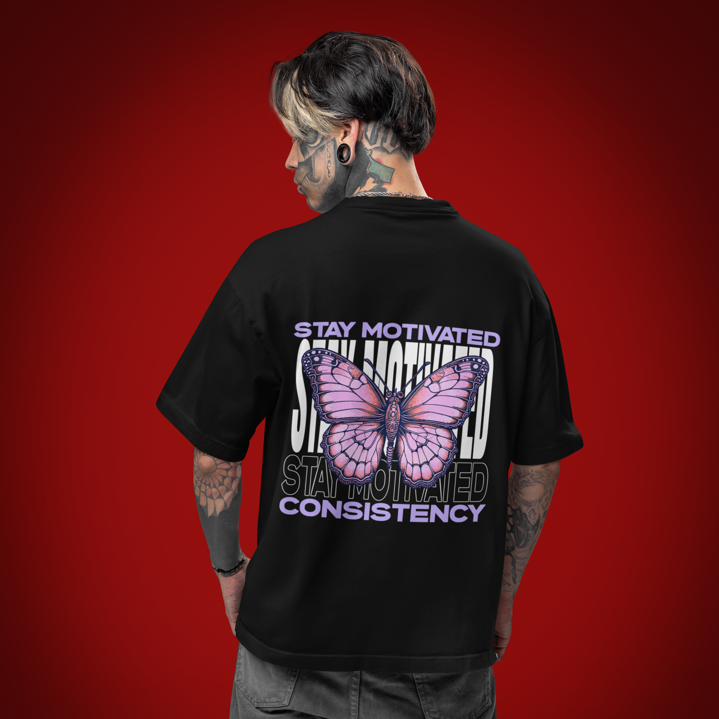 Stay Motivated | OverSized Tshirt