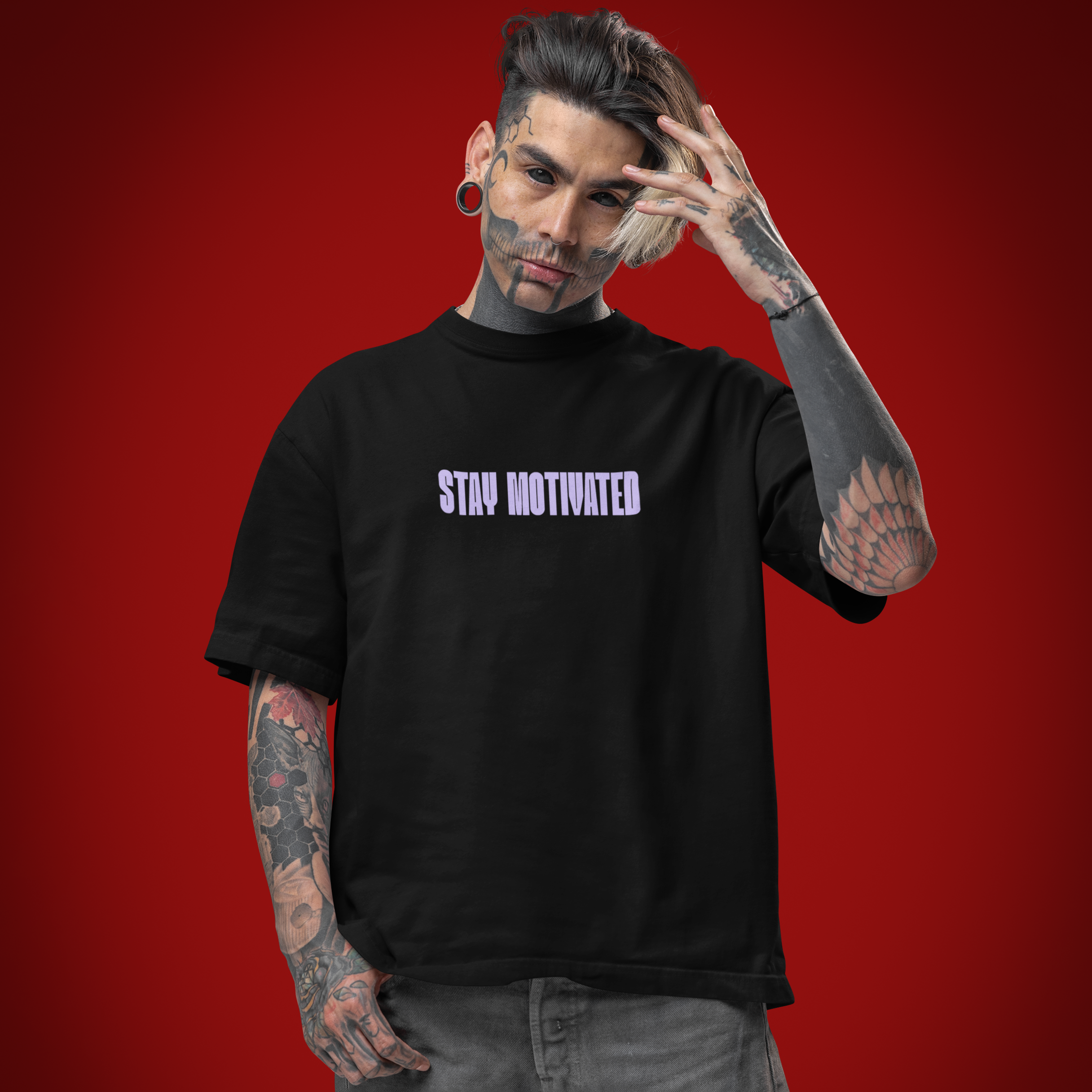 Stay Motivated | OverSized Tshirt